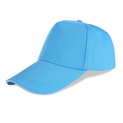Structured 5-Panel Sandwich Bill Cap w/ Metal Tuck in Buckle