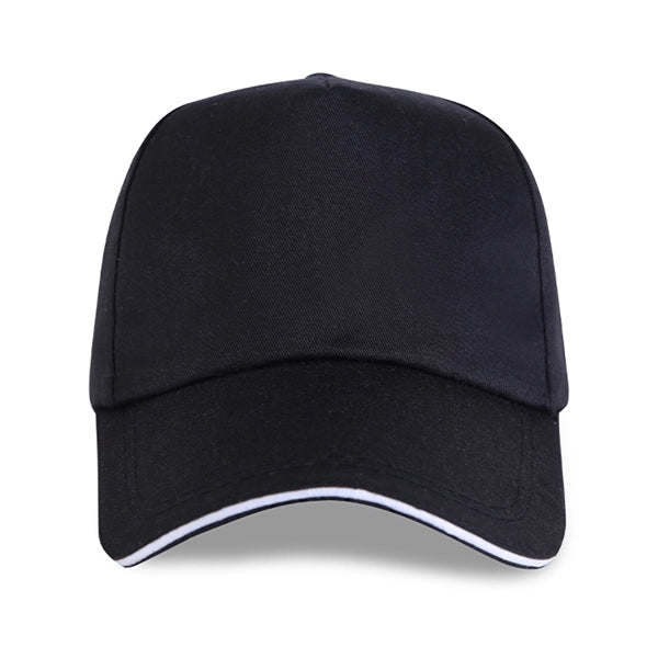Structured 5-Panel Sandwich Bill Cap w/ Metal Tuck in Buckle