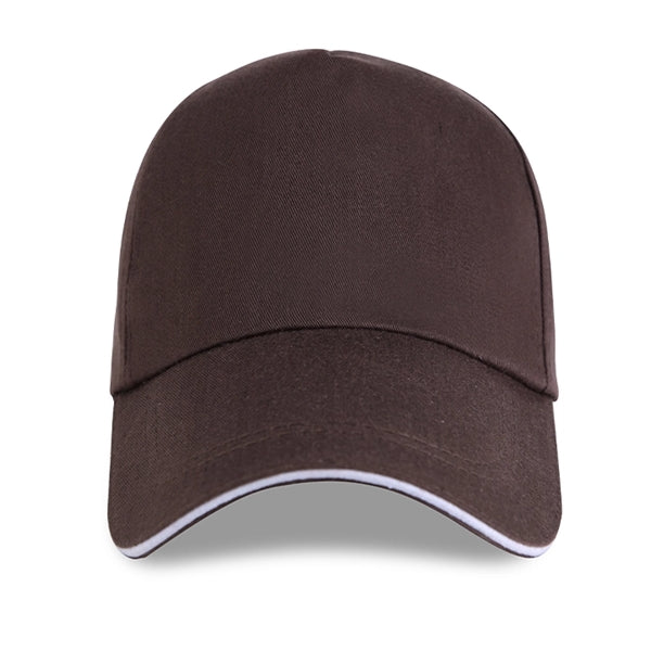 Structured 5-Panel Sandwich Bill Cap w/ Metal Tuck in Buckle