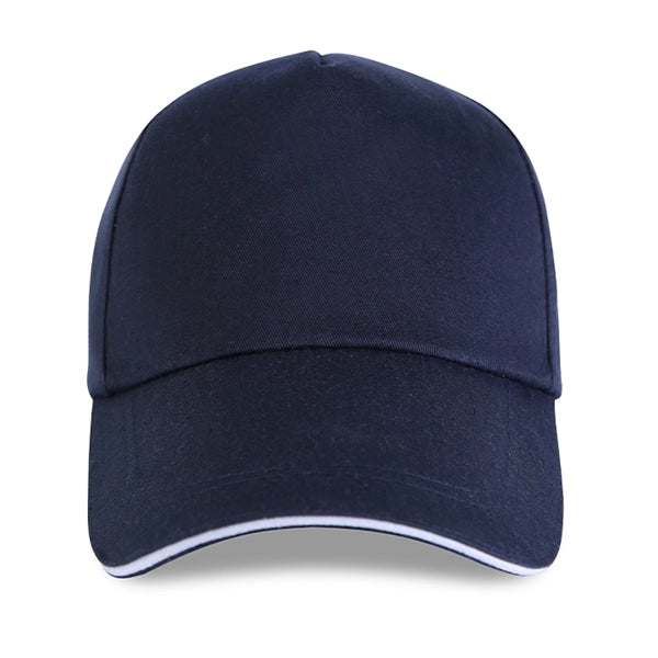 Structured 5-Panel Sandwich Bill Cap w/ Metal Tuck in Buckle