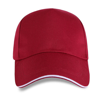 Structured 5-Panel Sandwich Bill Cap w/ Metal Tuck in Buckle