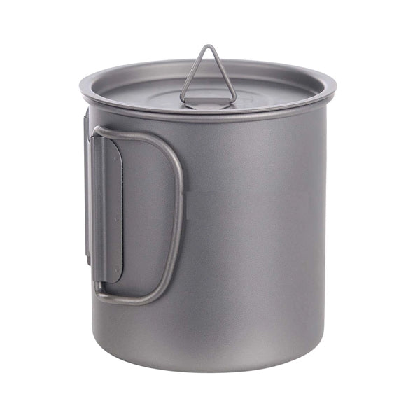 Titanium Cup Camping Mug Foldable Handle