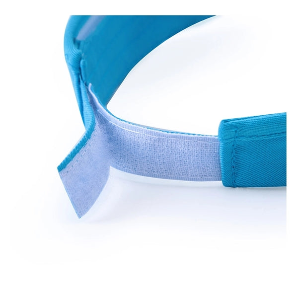 Sandwich Bill Curved Sun Visors w/ Adjustable Hook & Loop