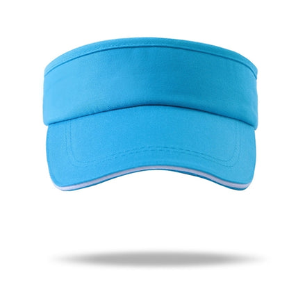 Sandwich Bill Curved Sun Visors w/ Adjustable Hook & Loop