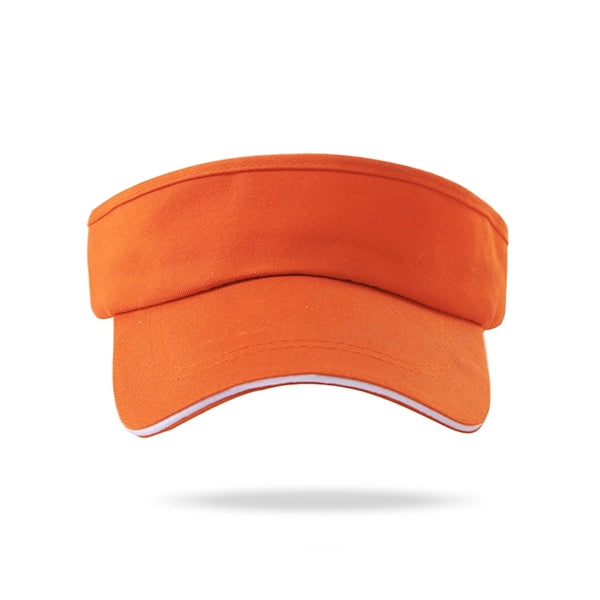 Sandwich Bill Curved Sun Visors w/ Adjustable Hook & Loop