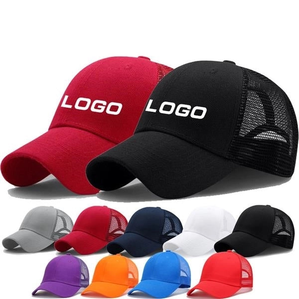 Sunscreen Cotton Baseball Mesh Cap