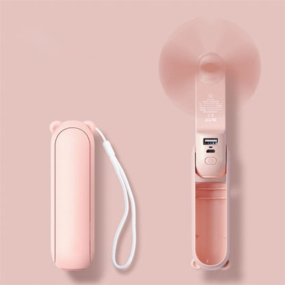 Portable Handheld Mini Fan with Power Bank
