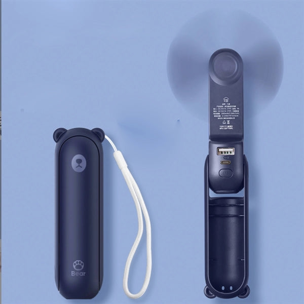 Portable Handheld Mini Fan with Power Bank