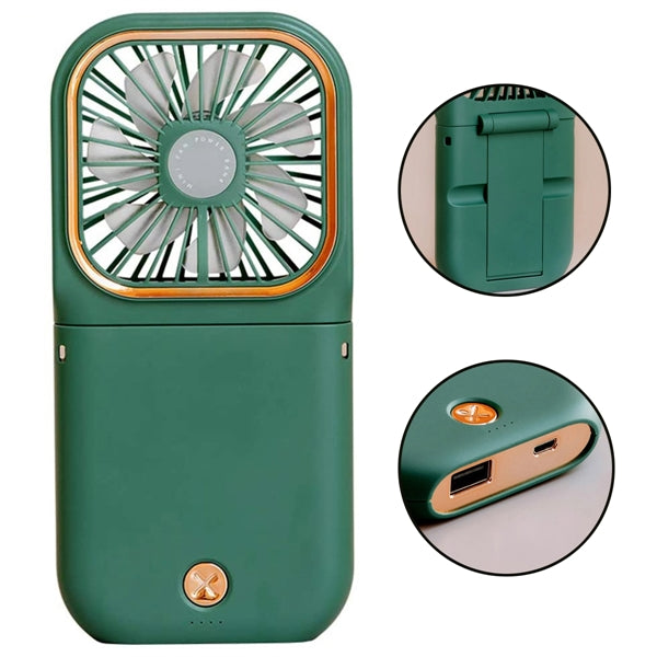 Portable Handheld Mini Fan with Power Bank