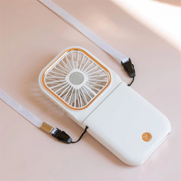 Portable Handheld Mini Fan with Power Bank