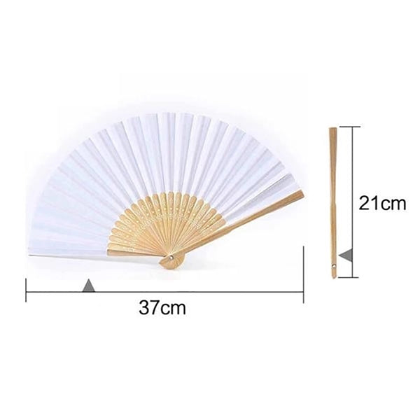 Foladble Chinese Paper Bamboo fan