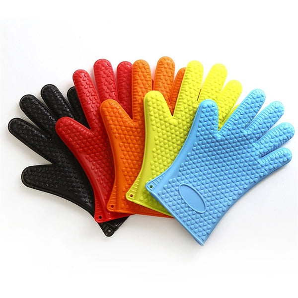 Heat Resistant Silicone Cooking Gloves