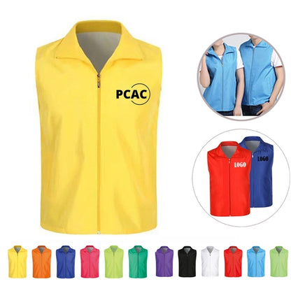 Custom Polyester Sleeveless Vest
