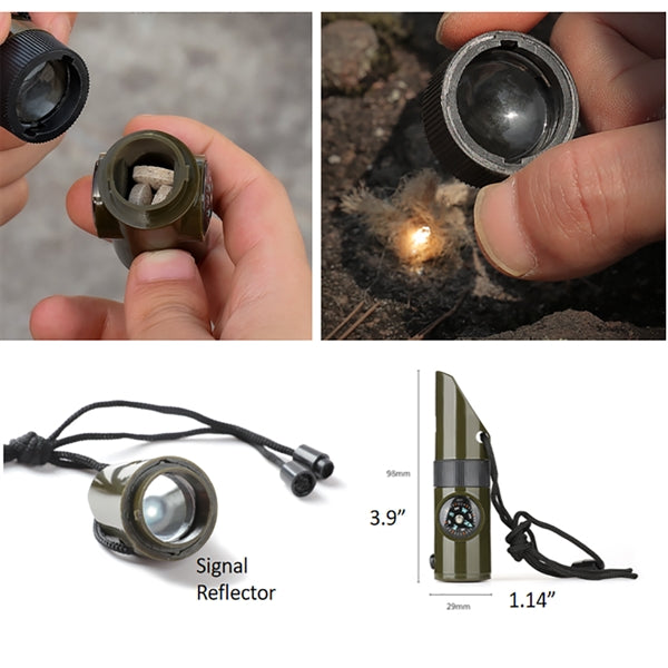 7 In 1 Outdoor Survival whistle