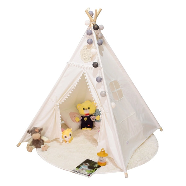 Kids Foldable Teepee Play Tent with Carry Bag