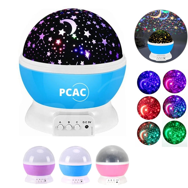 360-Degree Rotating Star LED Projector Lamp