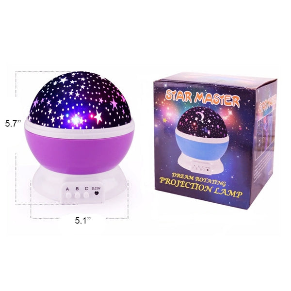 360-Degree Rotating Star LED Projector Lamp