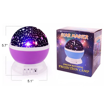 360-Degree Rotating Star LED Projector Lamp