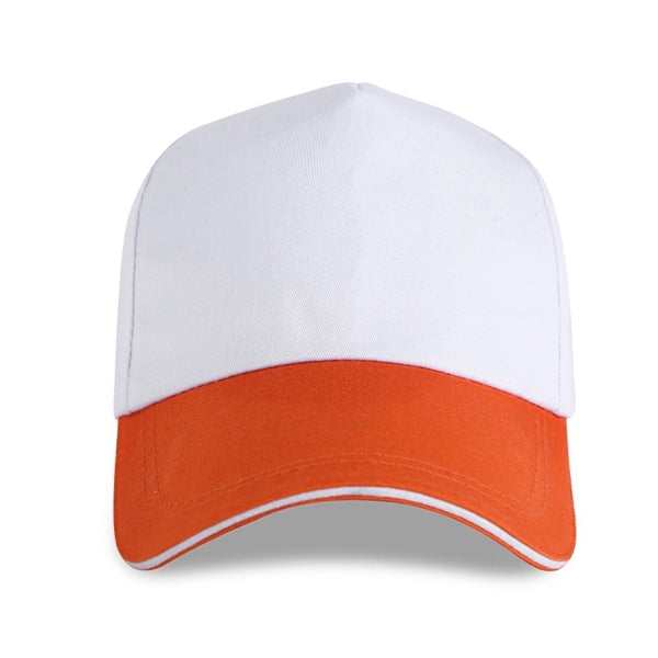 Structured Two-tone 5 Panel Sandwich bill Cap w/ Hook & Loop