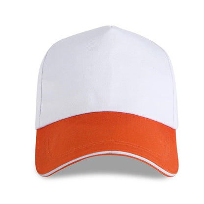 Structured Two-tone 5 Panel Sandwich bill Cap w/ Hook & Loop