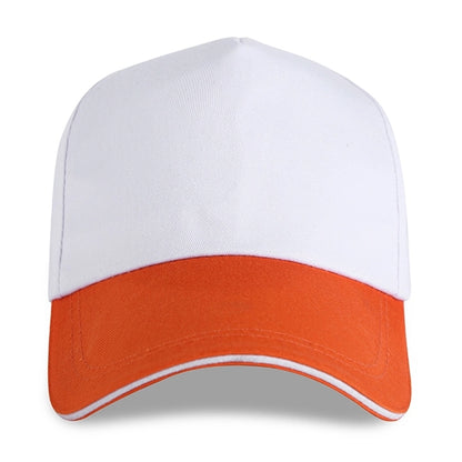 Structured Two-tone 5 Panel Sandwich bill Cap w/ Hook & Loop
