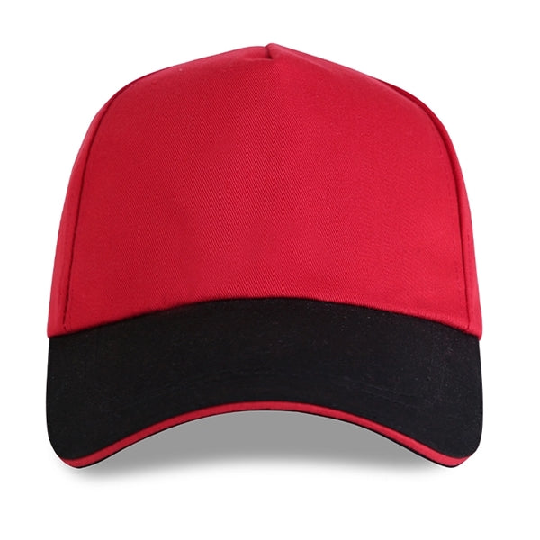 Structured Two-tone 5 Panel Sandwich bill Cap w/ Hook & Loop