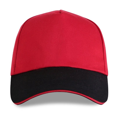 Structured Two-tone 5 Panel Sandwich bill Cap w/ Hook & Loop