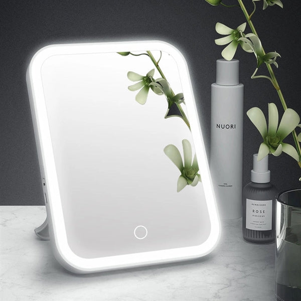 Lighted Table Makeup Mirror