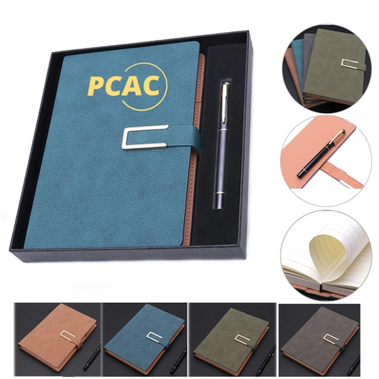 A5 Classic Journal Leather Writing Notebook with pen