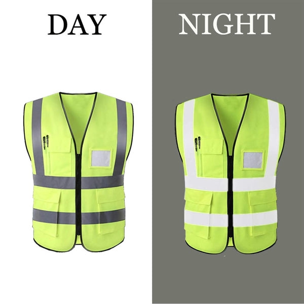 Safety Reflective Vest With Pocket