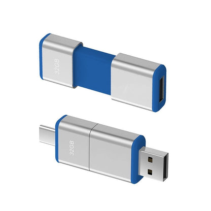 8 GB Light Up Slide USB Flash Drive