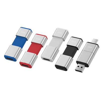 8 GB Light Up Slide USB Flash Drive