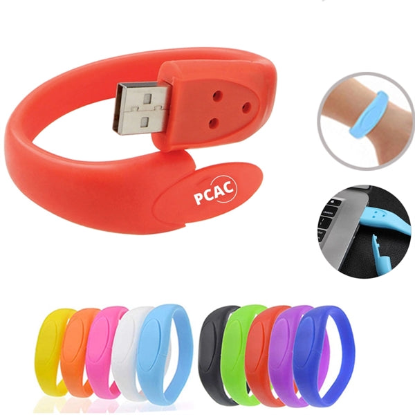 Silicone Wristbands USB Flash Drives