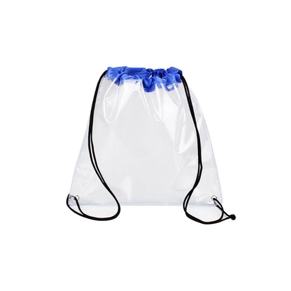 Clear Vinyl Stadium Compliant Cinch Pack Backpack