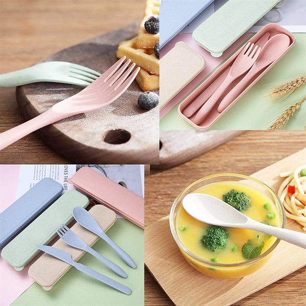 Portable Travel Camping Cutlery Set