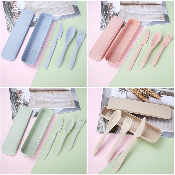 Portable Travel Camping Cutlery Set