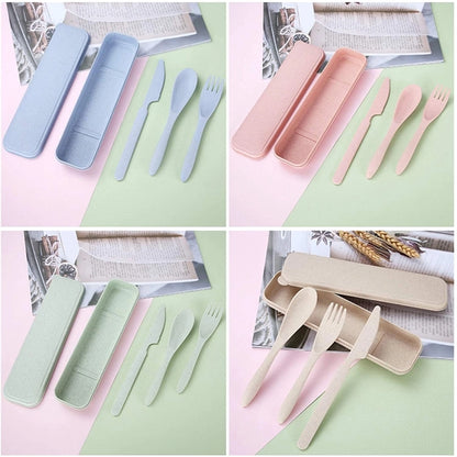 Portable Travel Camping Cutlery Set