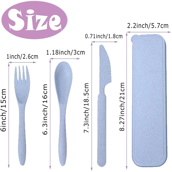 Portable Travel Camping Cutlery Set