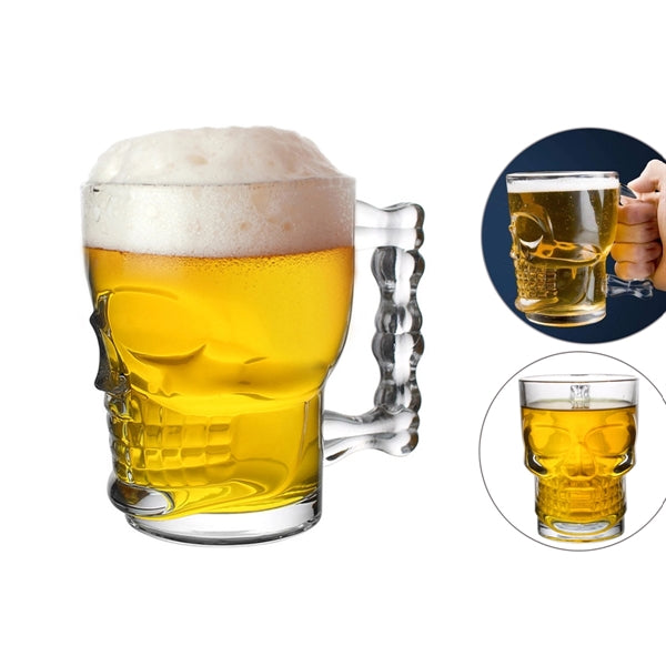 Custom Skull Glass- 14 oz