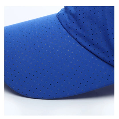 Quick Dry Polyester Structured 6 Panel Cap w/ Plastic Buckle