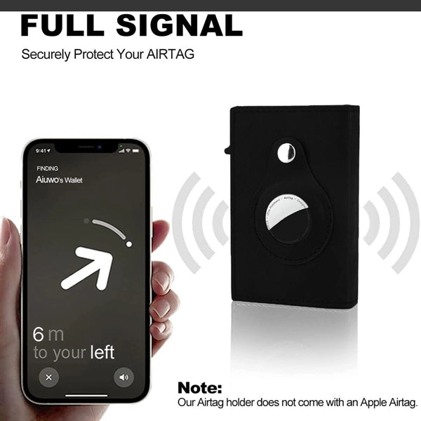Card Holder with Air Tag Slot
