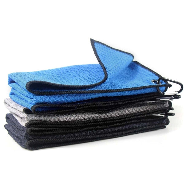 12x12" Microfiber Waffle Pattern Golf Towel