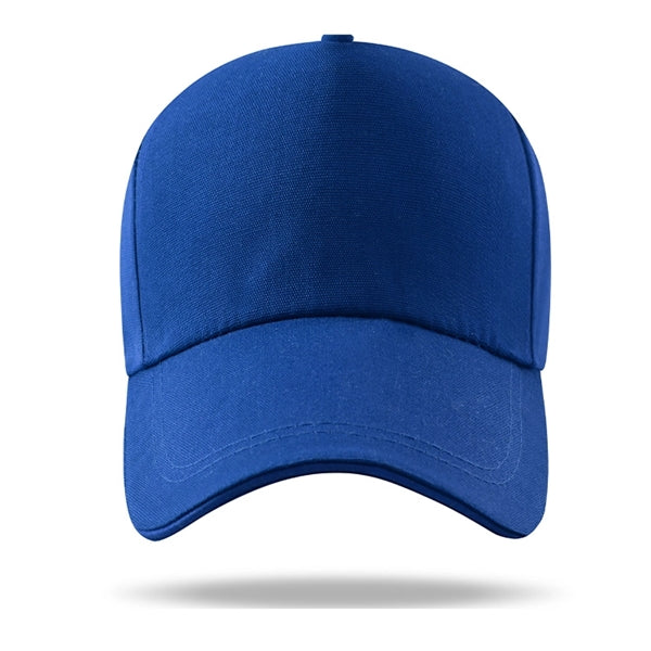 Poly-Canvas Structured 5 Panel Caps w/ Metal Tuck in Buckle