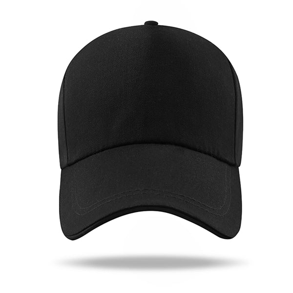 Poly-Canvas Structured 5 Panel Caps w/ Metal Tuck in Buckle