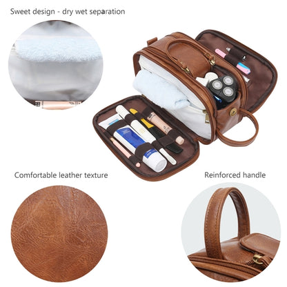 Men Leather Toiletry Bag