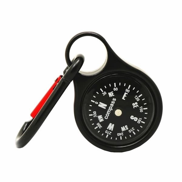 Mini Survival Compass with Carabiner