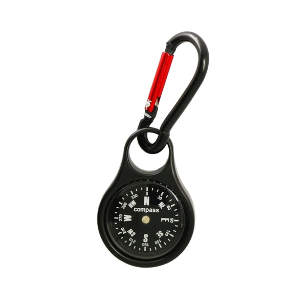 Mini Survival Compass with Carabiner
