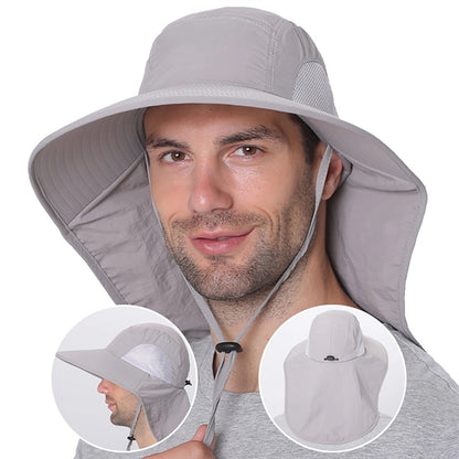 Outdoor Hat with Neck Flap