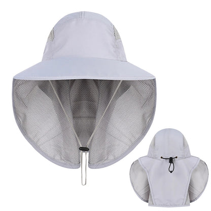 Sun Cap With Neck Flap