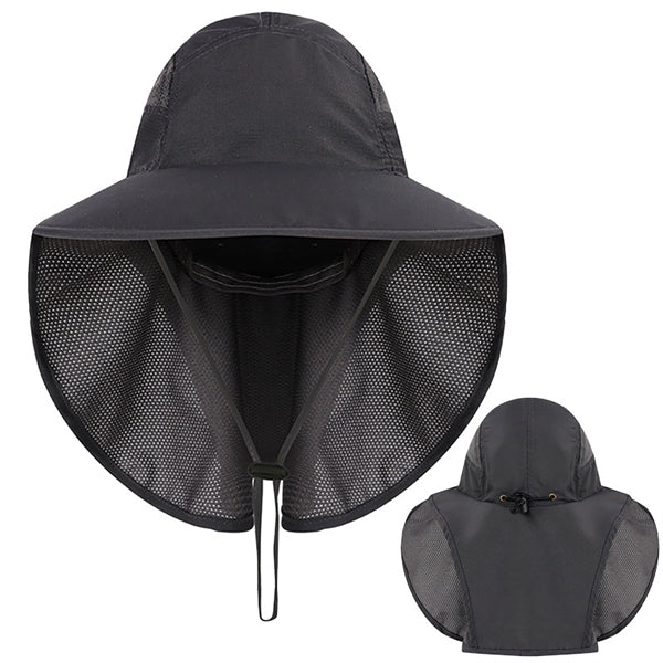 Sun Cap With Neck Flap